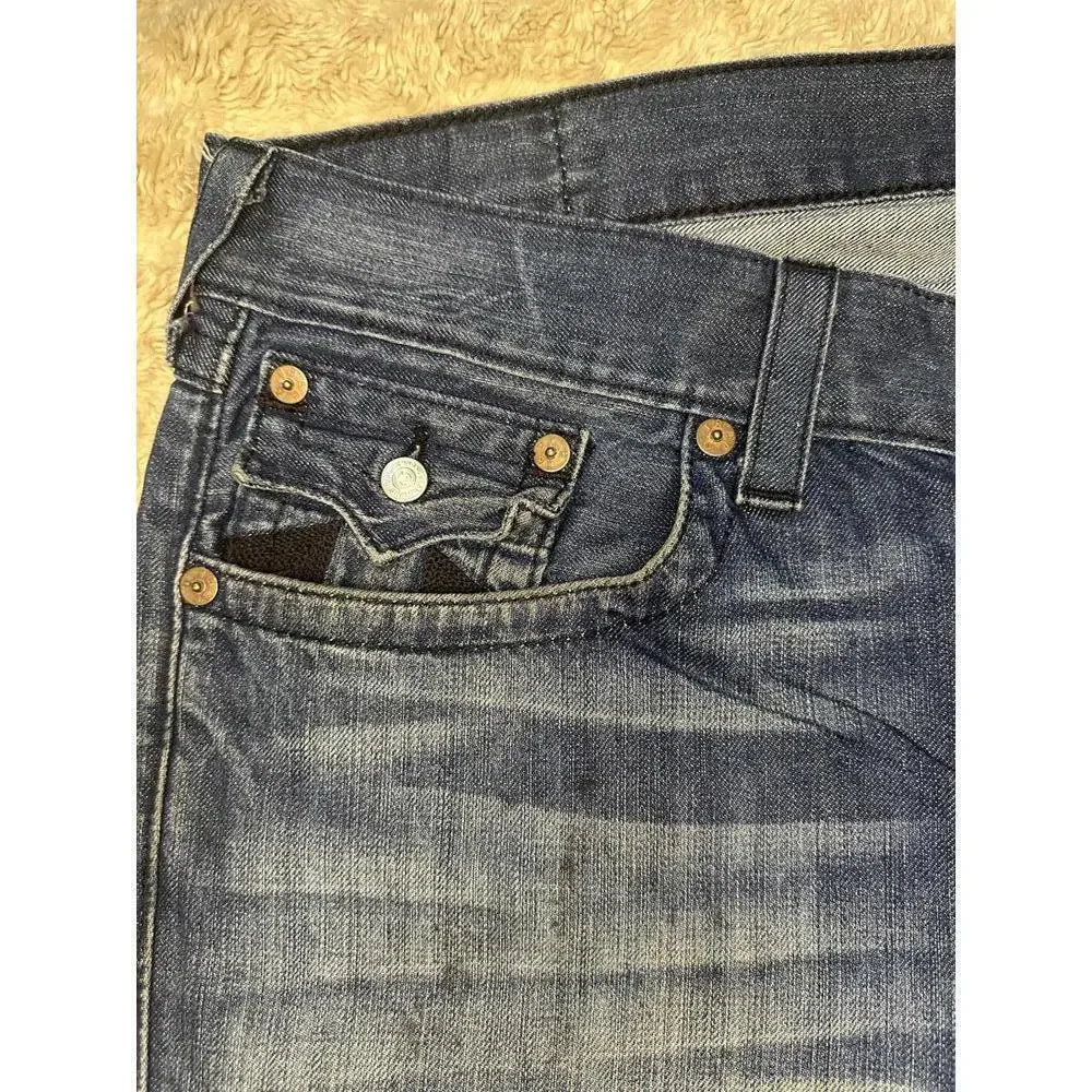 True Religion Y2K Black Cornell straight jeans Size 38